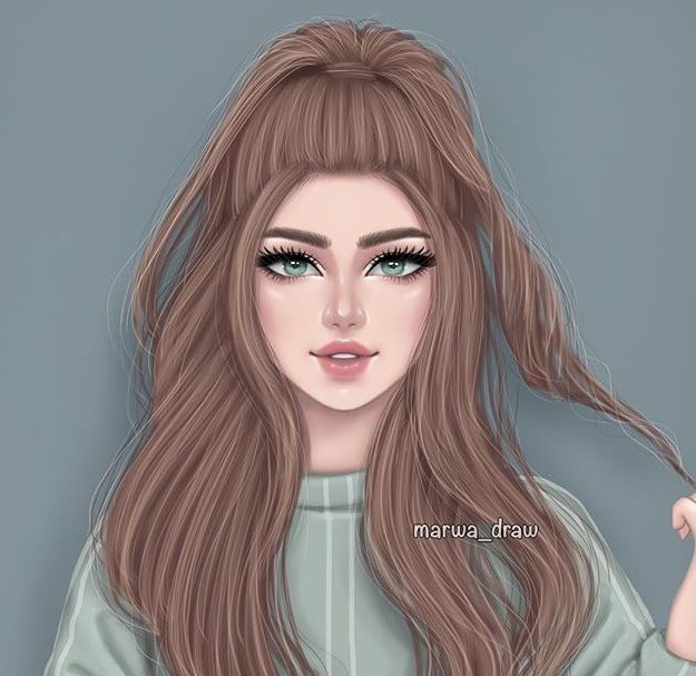 بنات كيوت رسم , فتيات انمي مرسومة تجنن