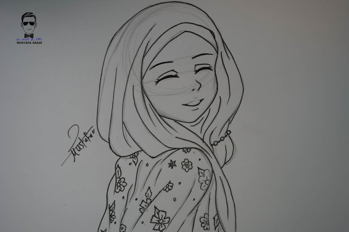 رسومات بنات حلوه - اجمل صور رسومات بالقلم الرصاص 749 8