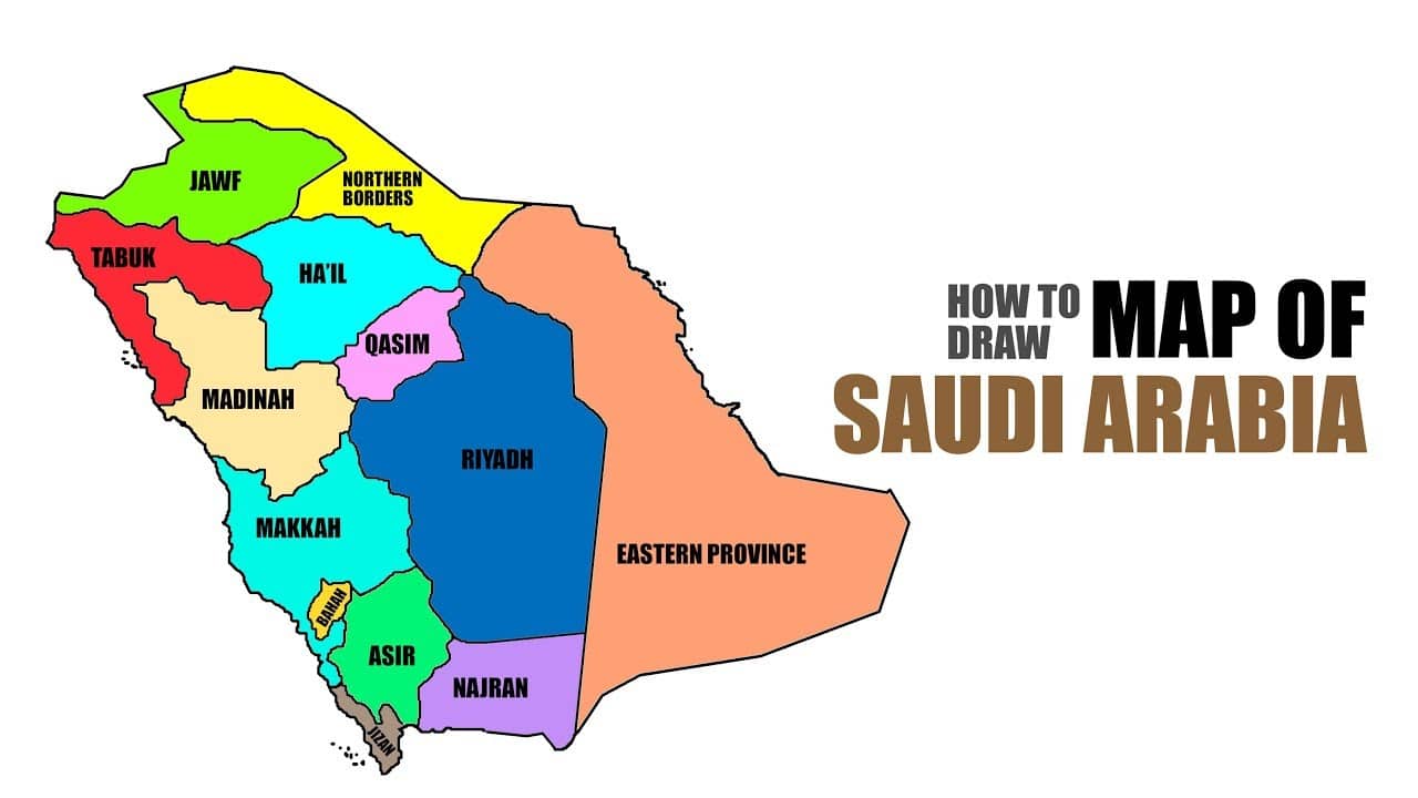 خريطة المملكة العربية السعودية - شكل السعوديه الجغرافي على كوكب الارض 11900 5