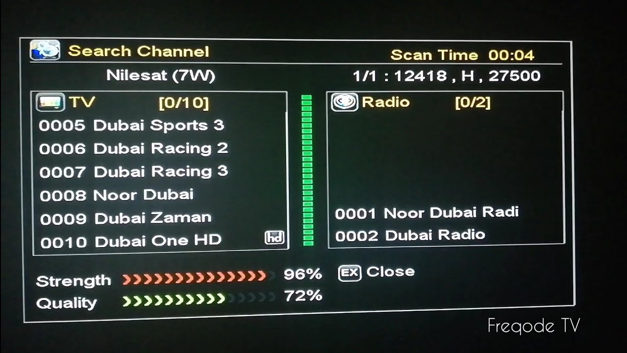 ضيفي القنوات على تلفزيونك بالترددات وأسهل طريقة , تردد قناة دبي نايل سات